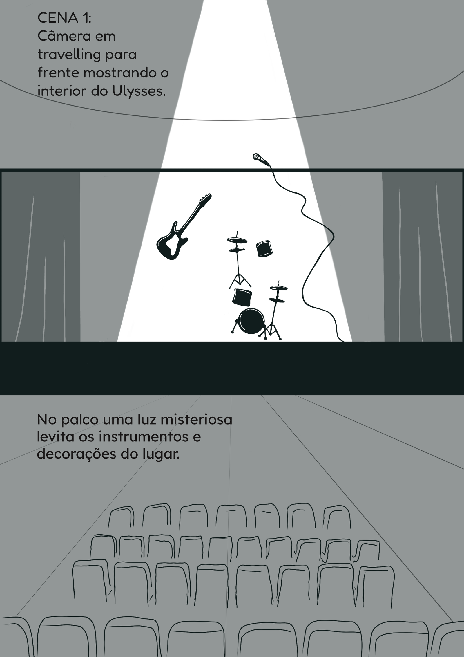 Storyboard Cena 1 - Interior do Ulysses